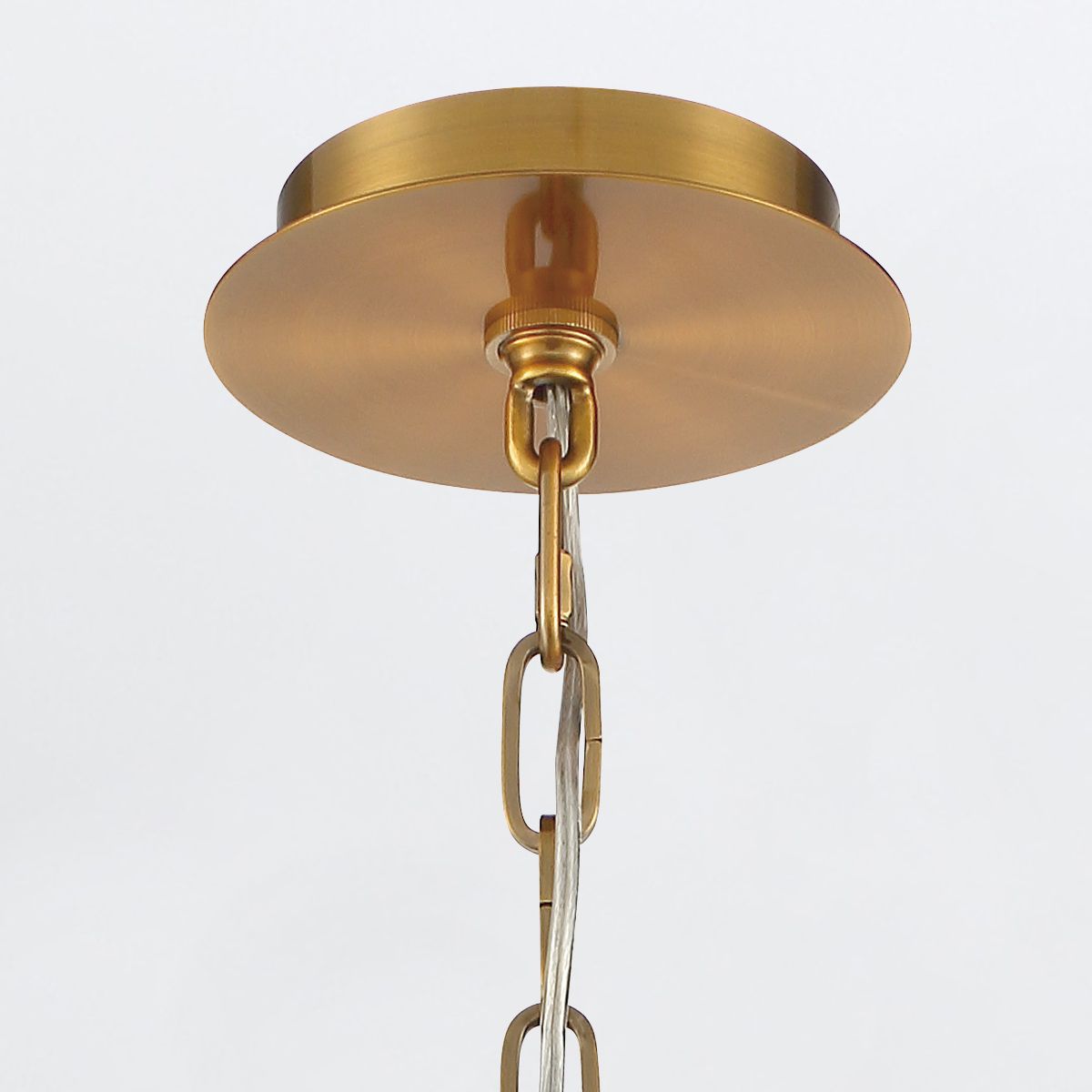 Quintiesse Nottingham 3 Light Pendant - Antique Brass
