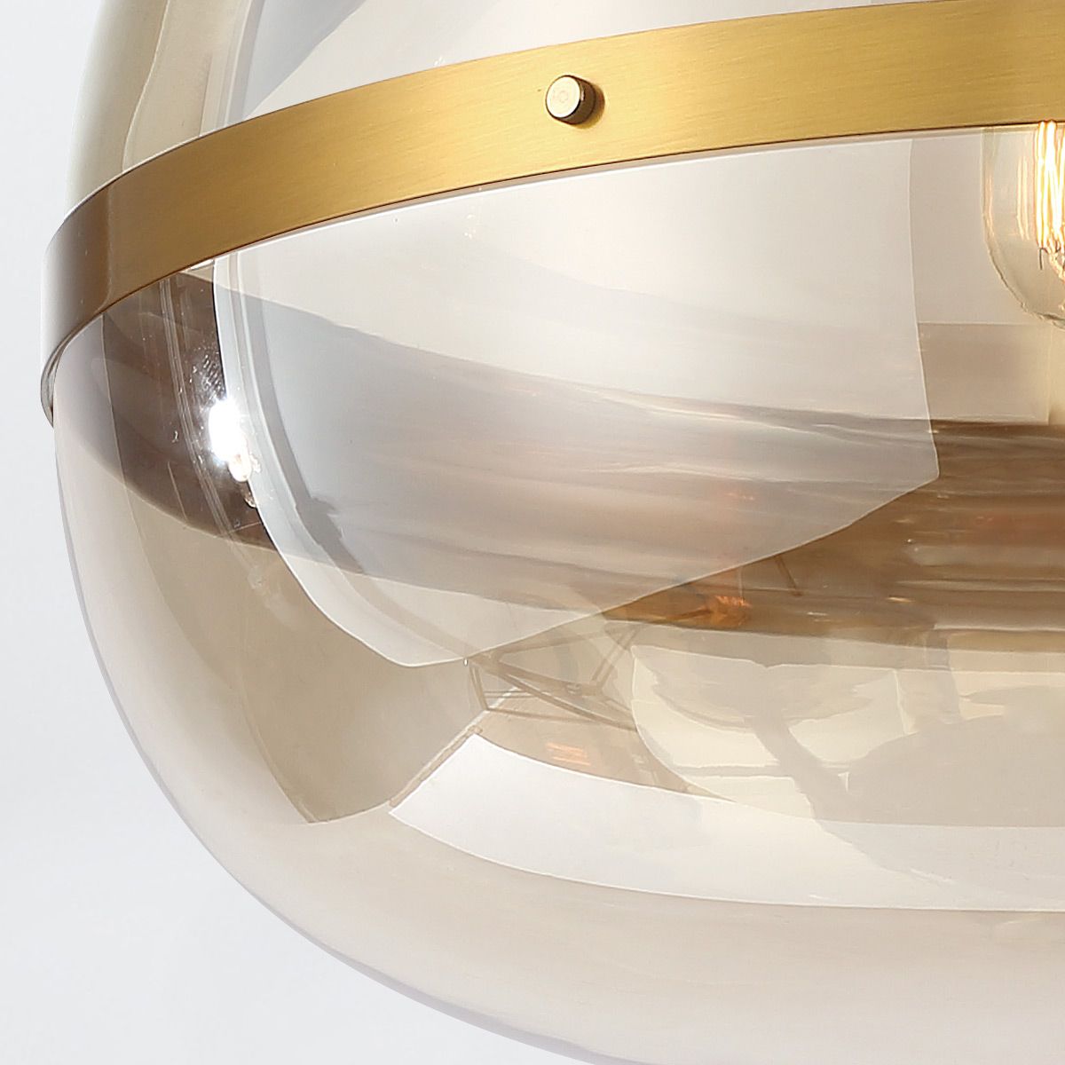 Quintiesse Nottingham 3 Light Pendant - Antique Brass