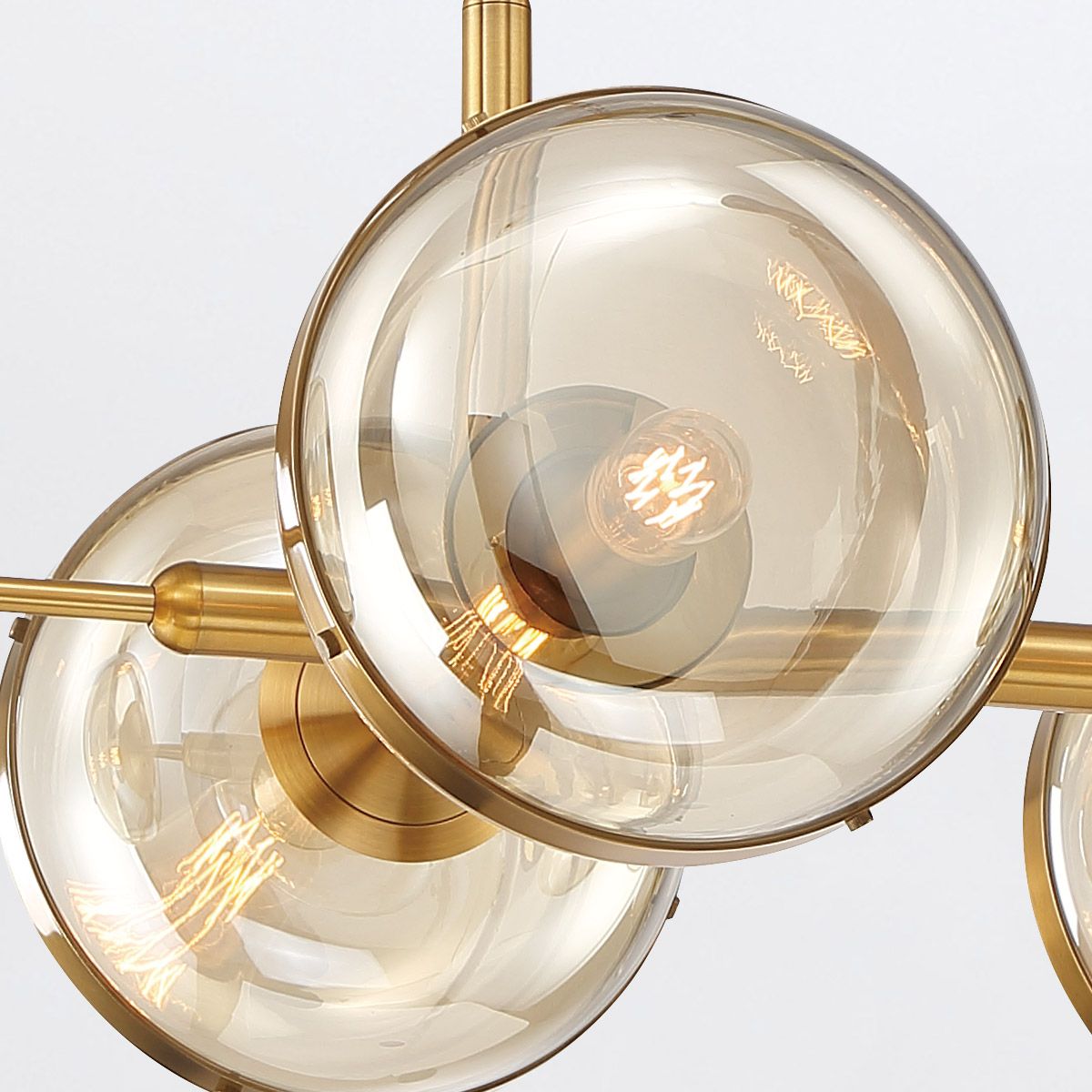 Quintiesse Nottingham 6 Lt Linear Pendant - Antique Brass