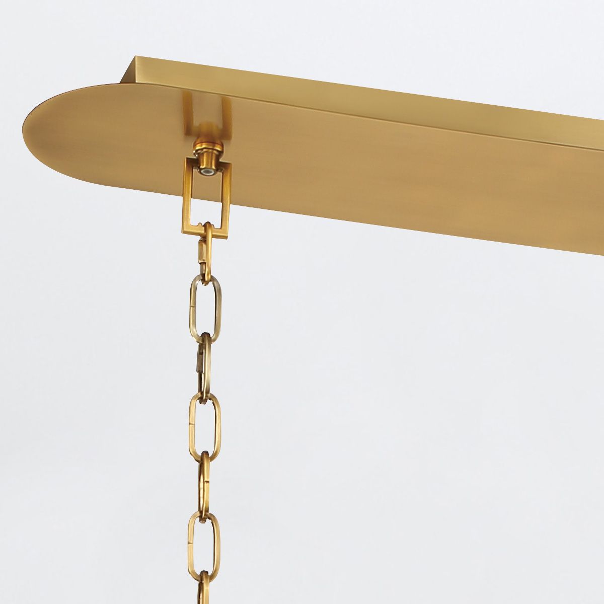 Quintiesse Nottingham 6 Lt Linear Pendant - Antique Brass