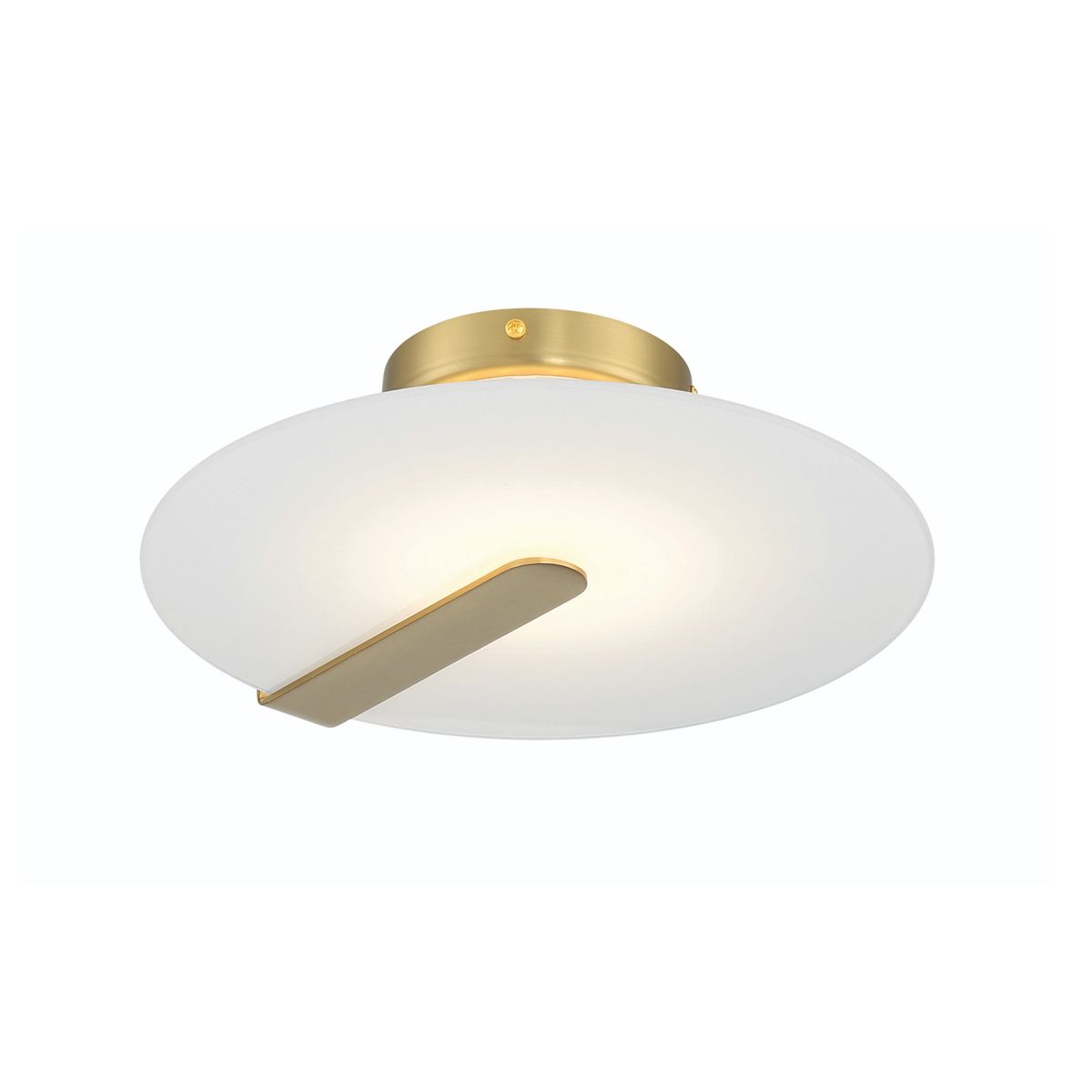 Quintiesse Nuvola Small Ceiling / Wall Light - Gold