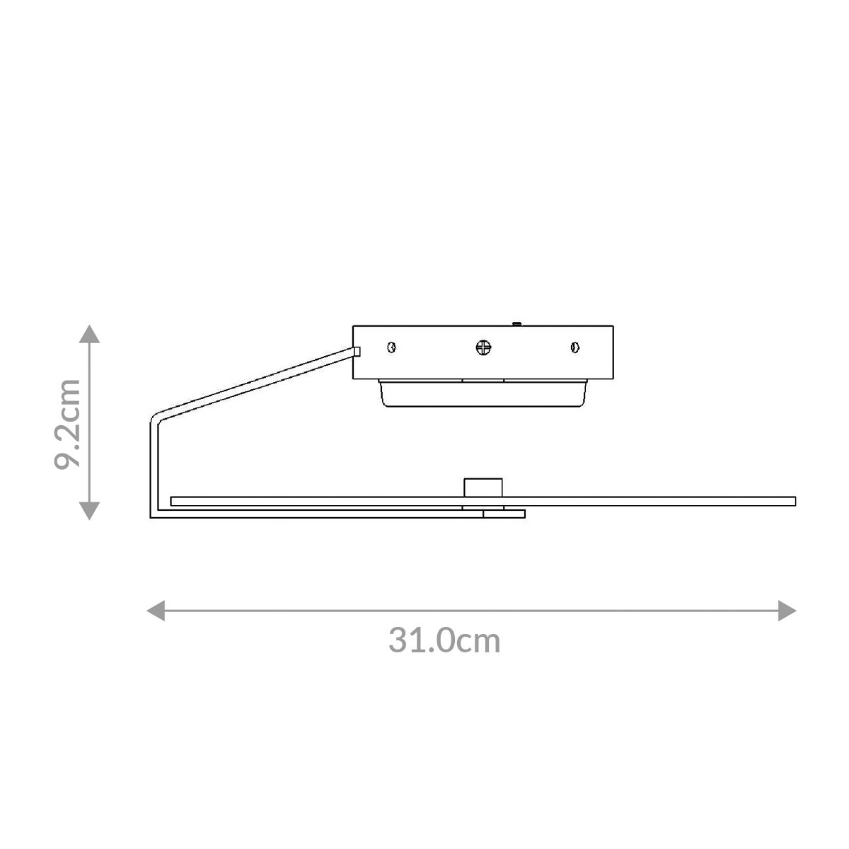 Quintiesse Nuvola Small Ceiling / Wall Light - Matte Black