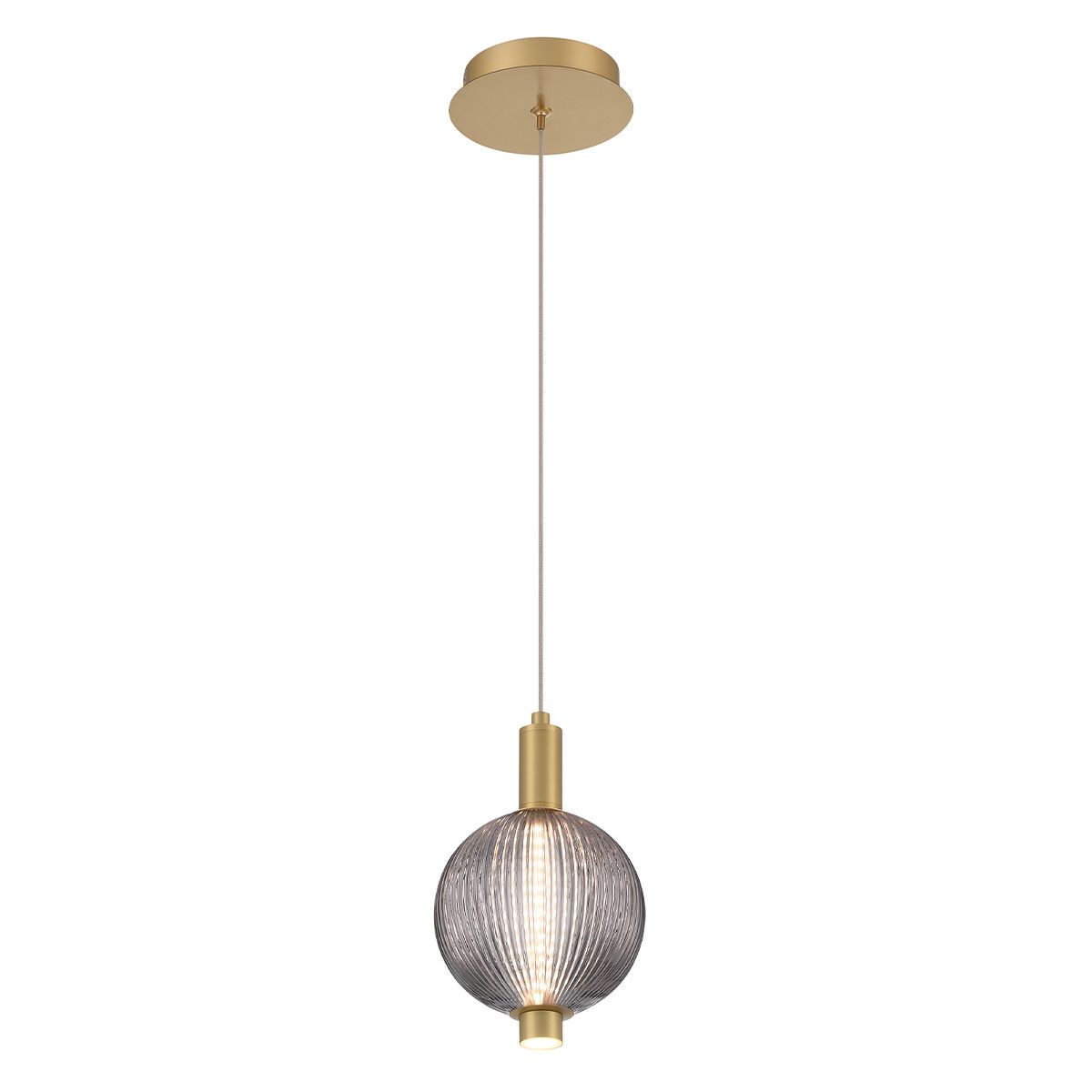 Quintiesse Palmas 1 Light Mini Pendant - Gold