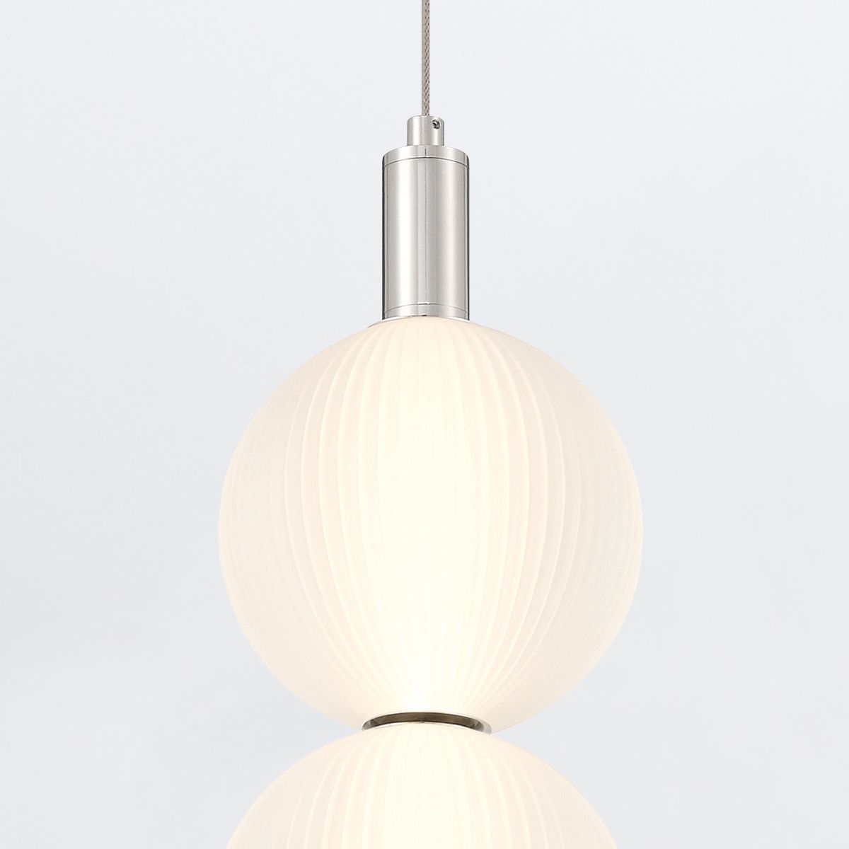 Quintiesse Palmas 2 Light Mini Pendant - Polished Nickel