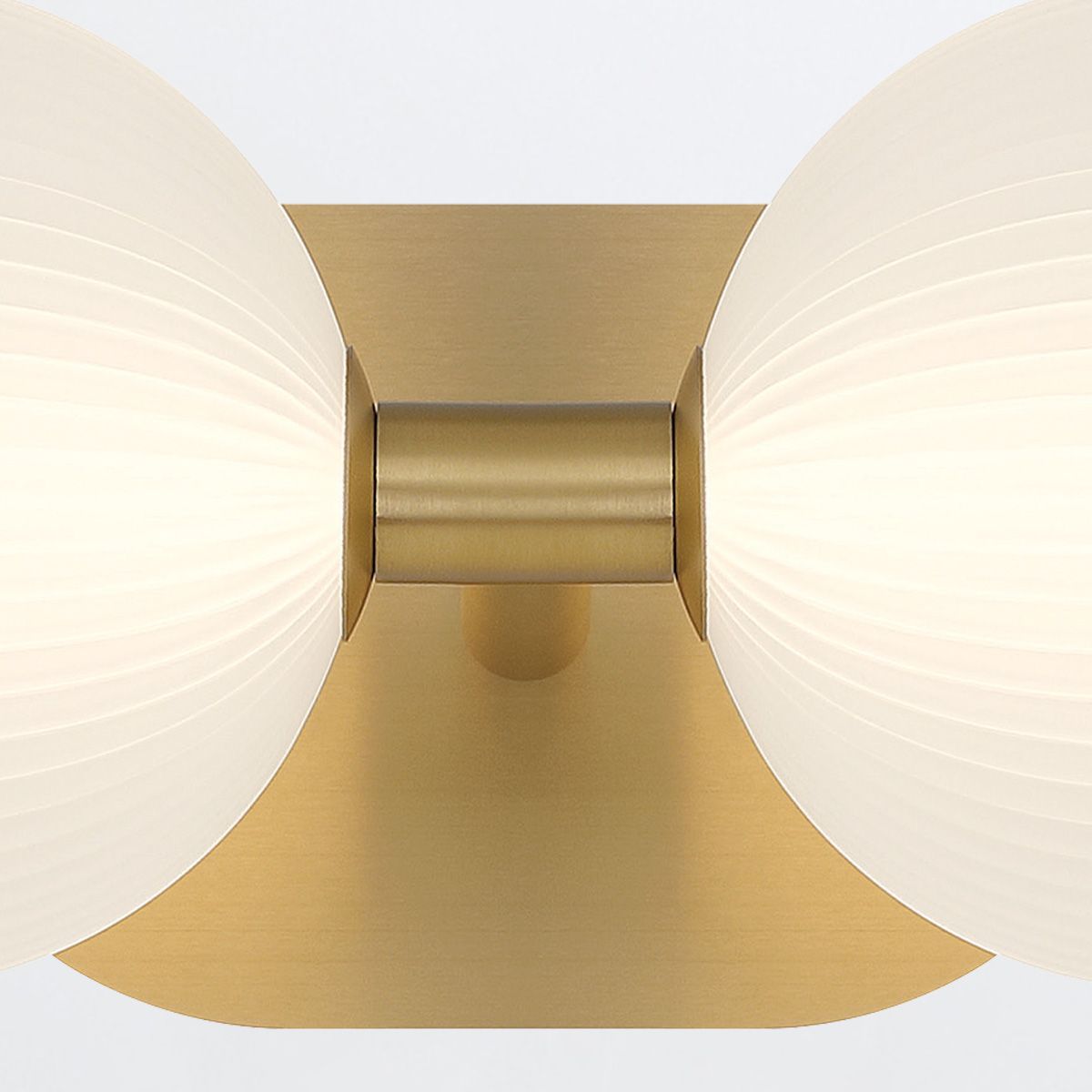 Quintiesse Palmas 2 Light Wall Light - Gold