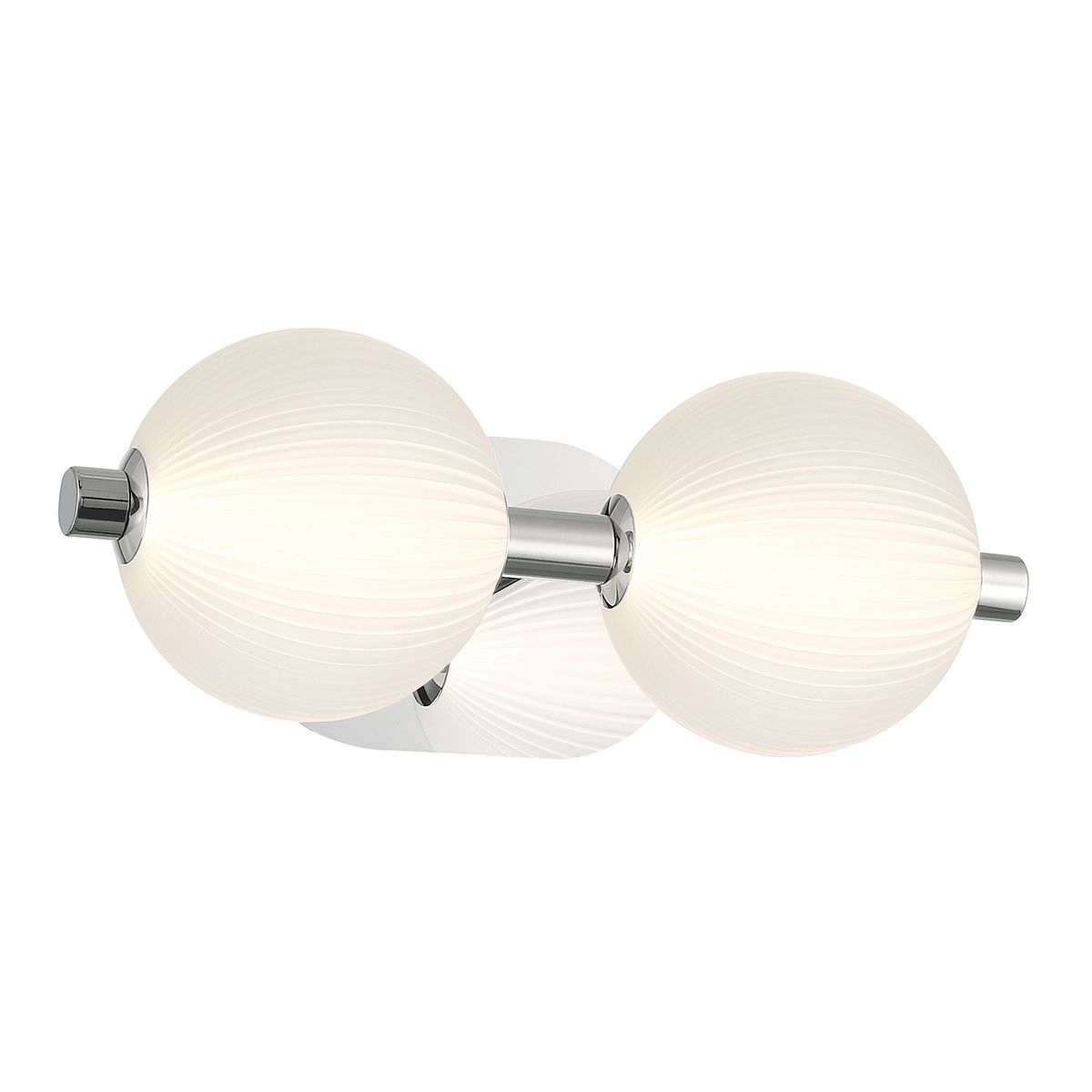 Quintiesse Palmas 2 Light Wall Light - Polished Nickel