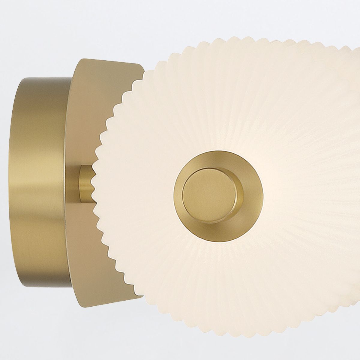 Quintiesse Palmas 3 Light Wall Light - Gold