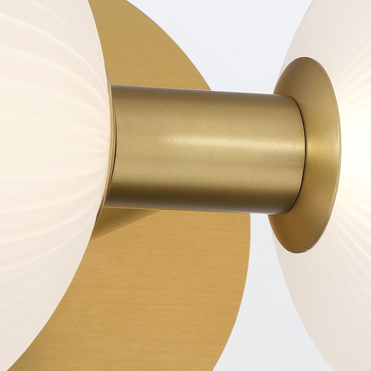 Quintiesse Palmas 3 Light Wall Light - Gold