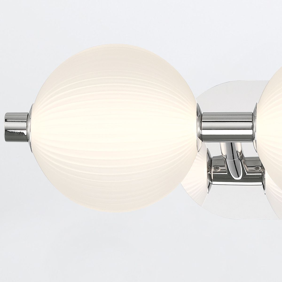 Quintiesse Palmas 3 Light Wall Light - Polished Nickel