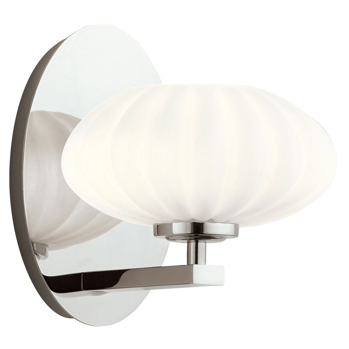 Quintiesse Pim Single Bathroom Wall Light - Polished Chrome