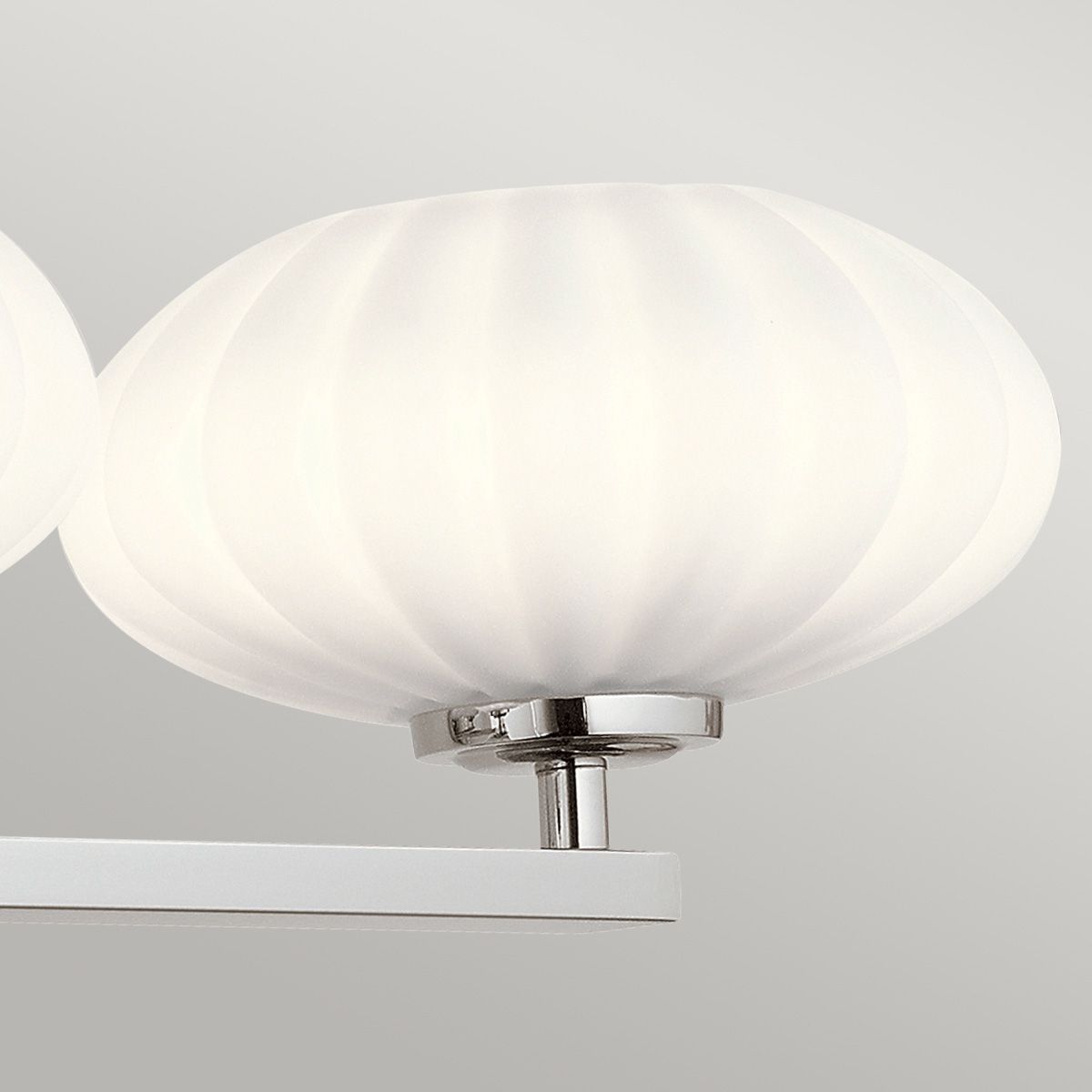 Quintiesse Pim 3 Light Bathroom Wall Light - Polished Chrome