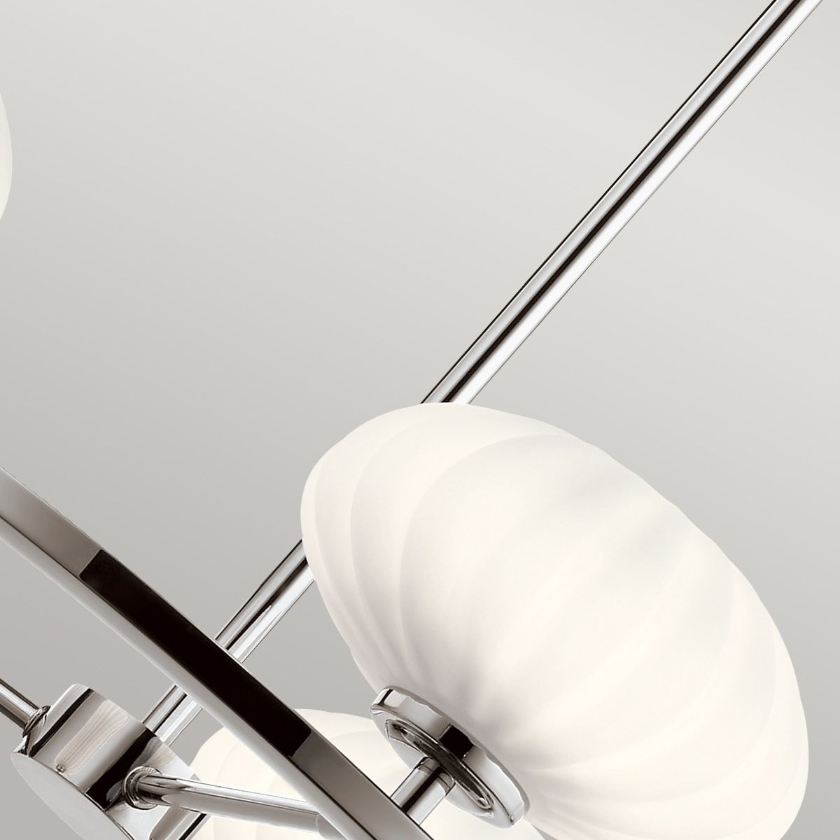 Quintiesse Pim 5 Light Bathroom Chandelier - Polished Chrome