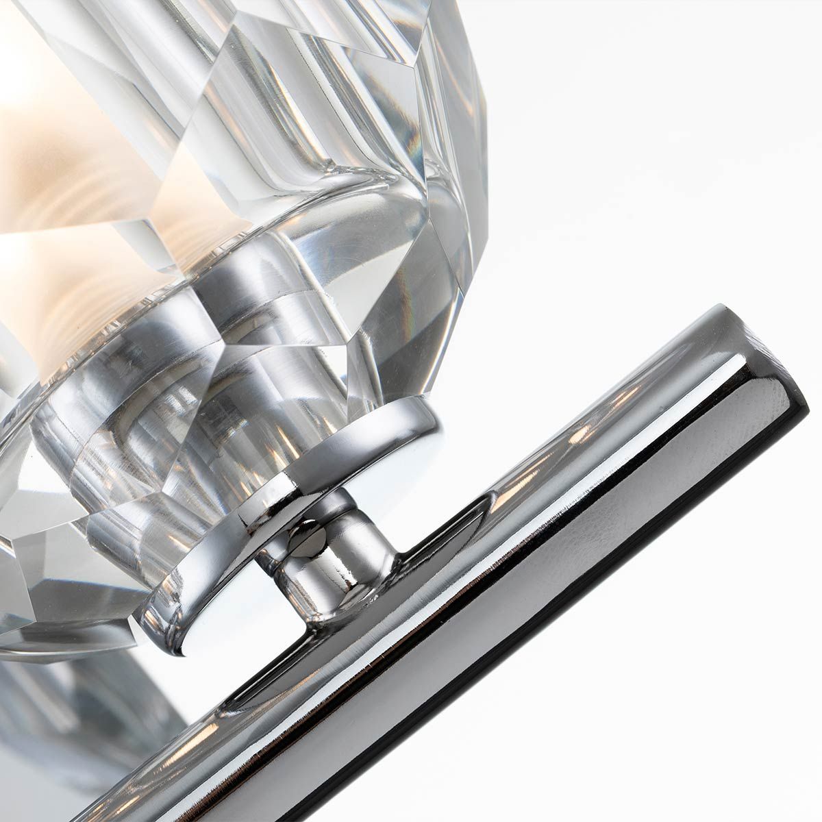 Quintiesse Regalia 2 Light Bathroom Wall Light - Polished Chrome
