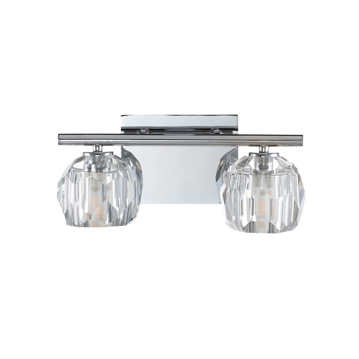 Quintiesse Regalia 2 Light Bathroom Wall Light - Polished Chrome