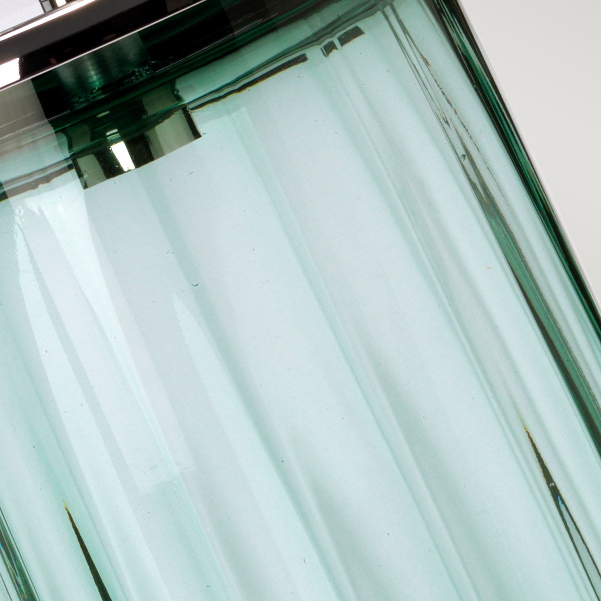 Quintiesse Reno Single Table Lamp - Green - Polished Nickel