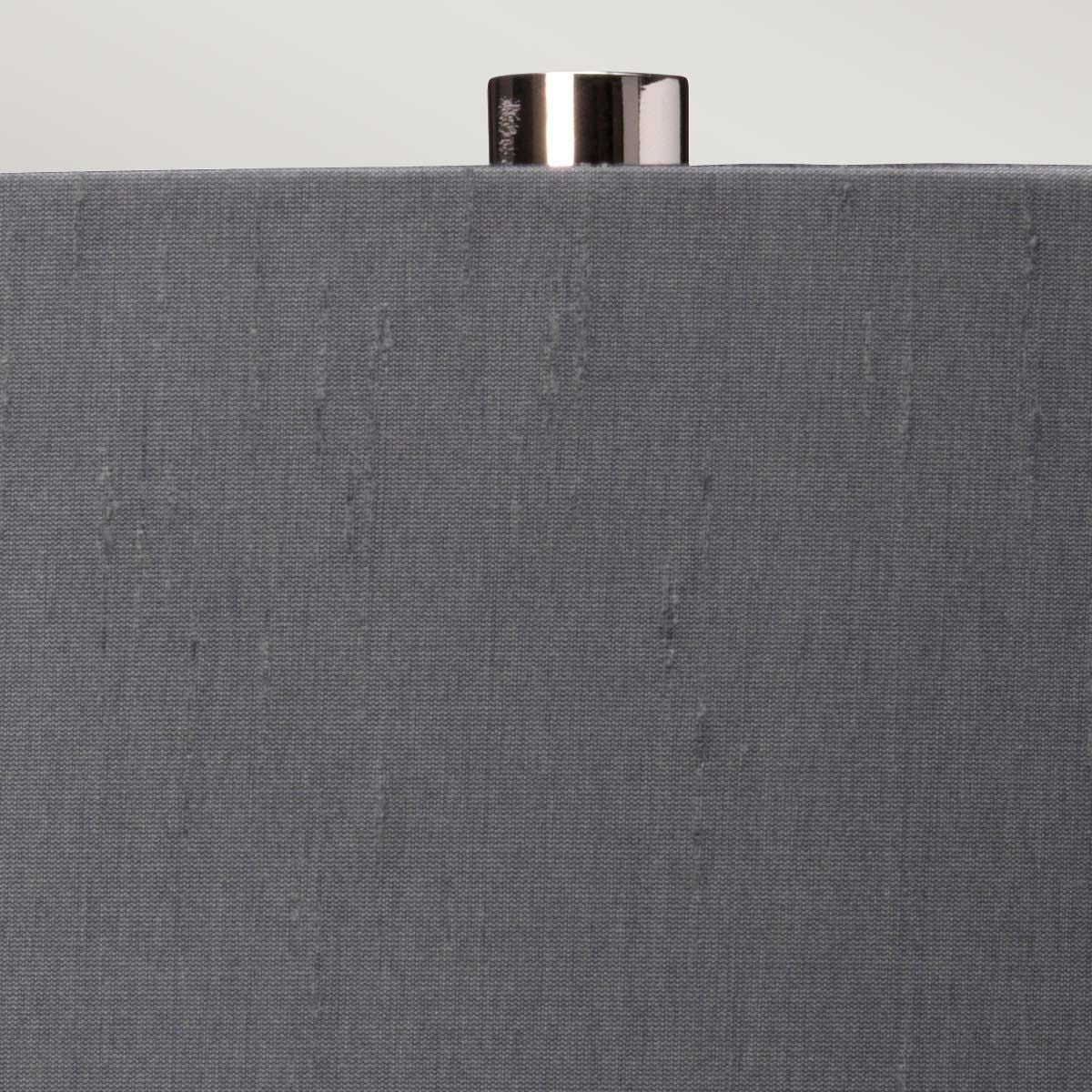 Quintiesse Reno Single Table Lamp - Smoke - Polished Nickel
