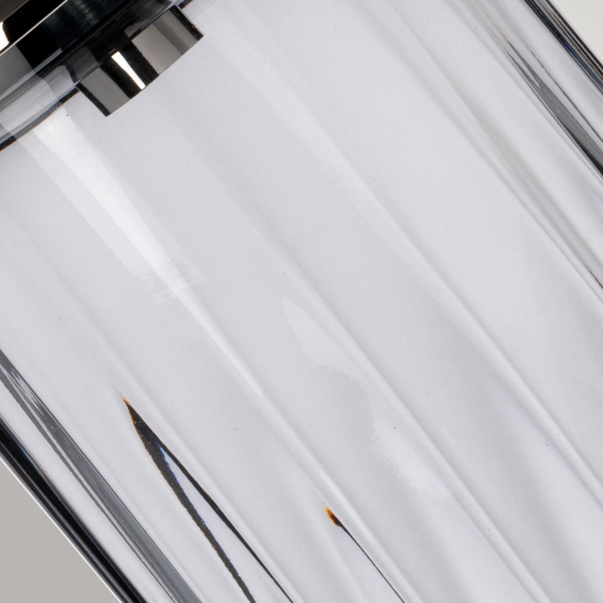 Quintiesse Reno Single Table Lamp - Smoke - Polished Nickel