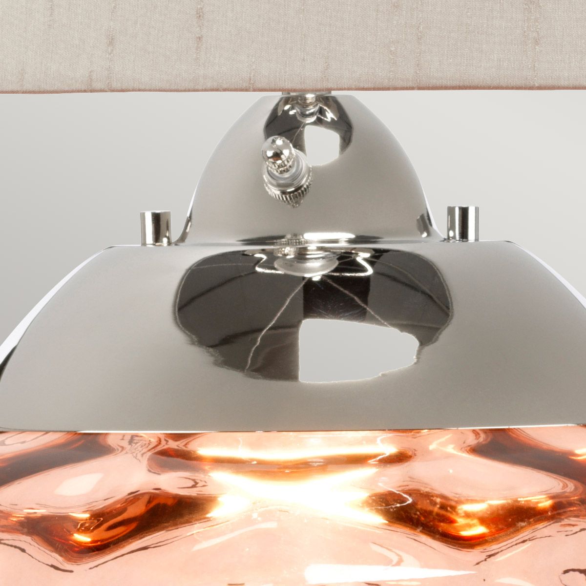 Quintiesse Samara Large Table Lamp - Salmon