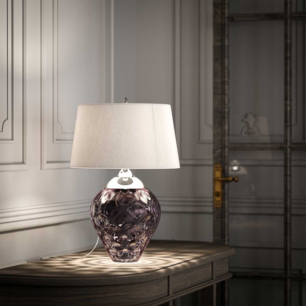 Quintiesse Samara Table Lamp - Plum