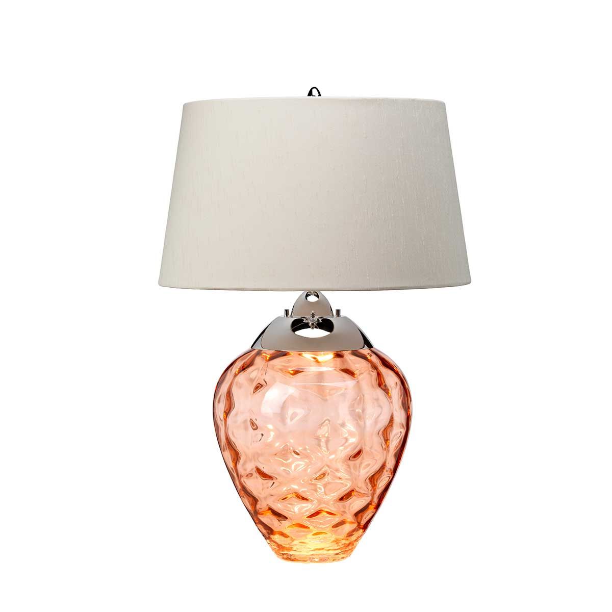 Quintiesse Samara Table Lamp - Salmon