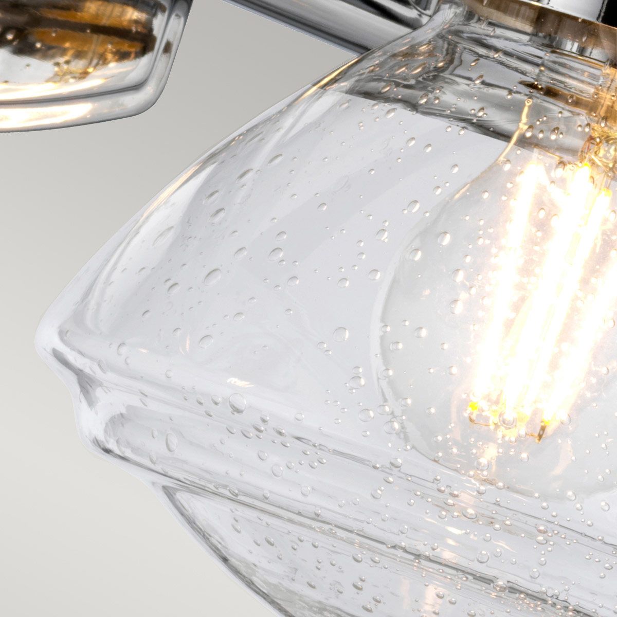 Quintiesse Scholar 2 Light Bathroom Wall Light - Polished Chrome