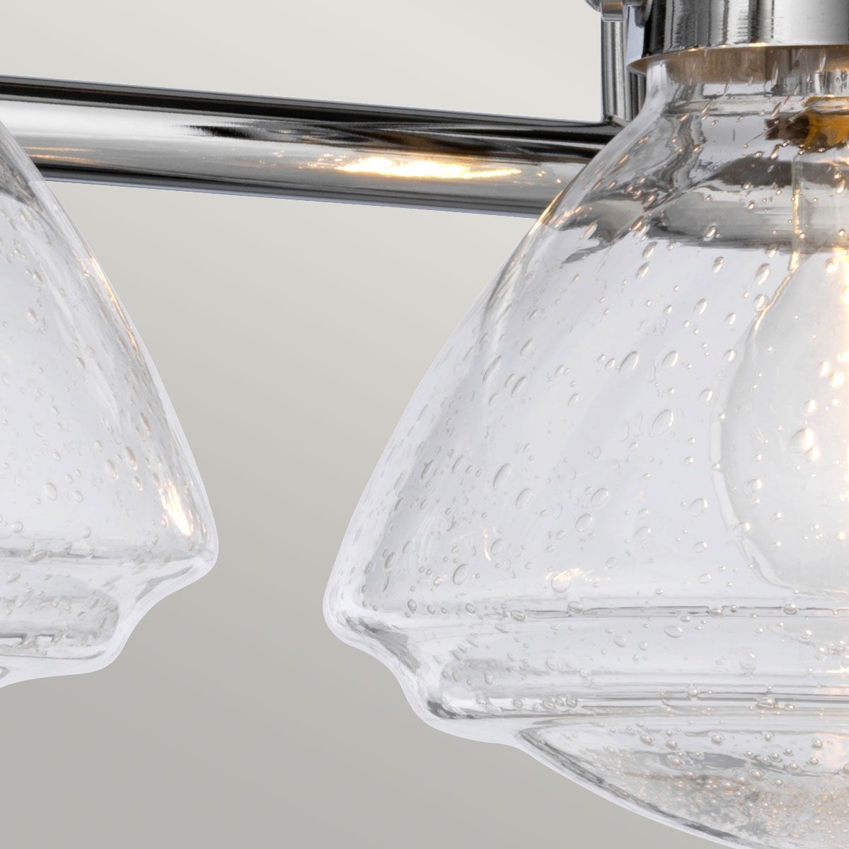 Quintiesse Scholar 3 Light Bathroom Wall Light - Polished Chrome