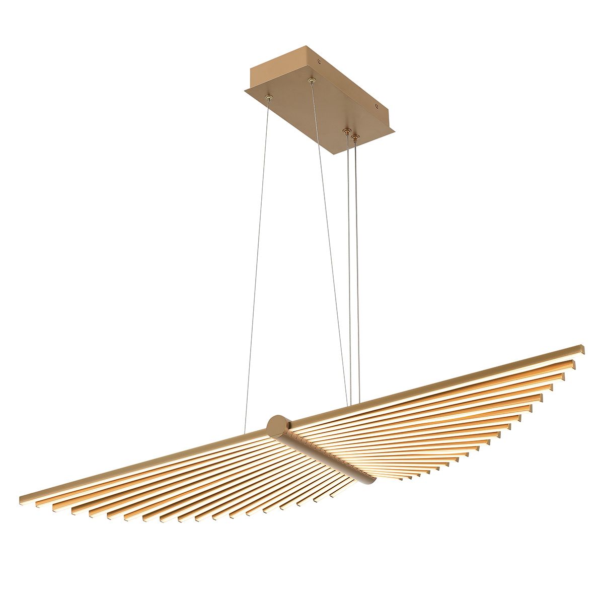 Quintiesse Seraph Chandelier - Matte Gold