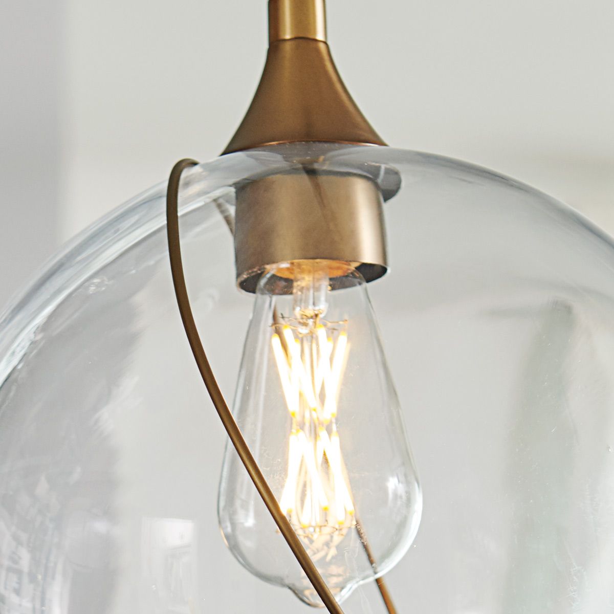 Quintiesse Skye Single Pendant - Heritage Brass