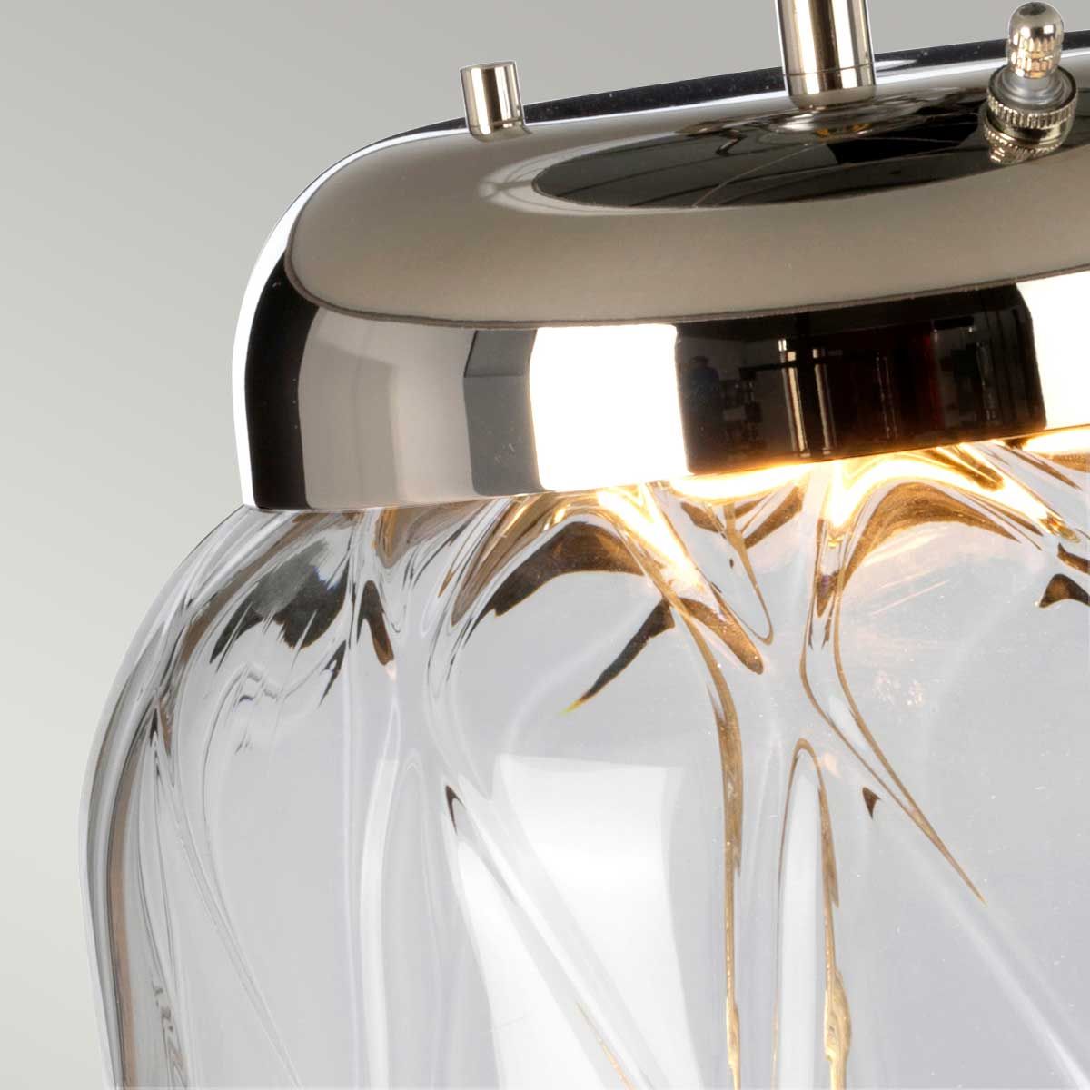 Quintiesse Sola 2 Light Table Lamp - Titanium Shade