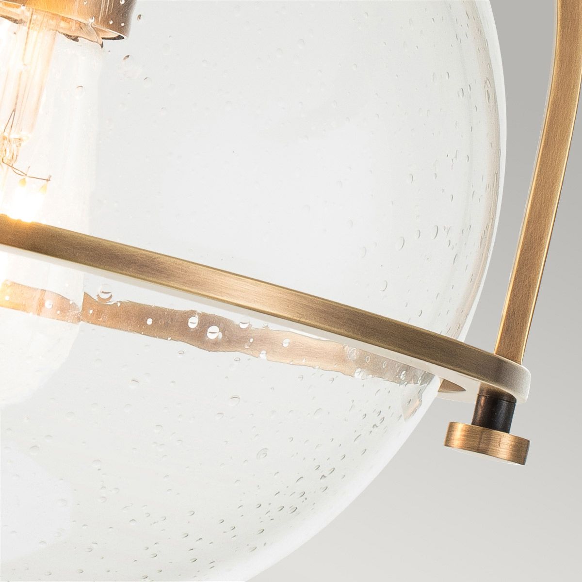 Quintiesse Somerset Single Flush Fitting - Clear - Heritage Brass