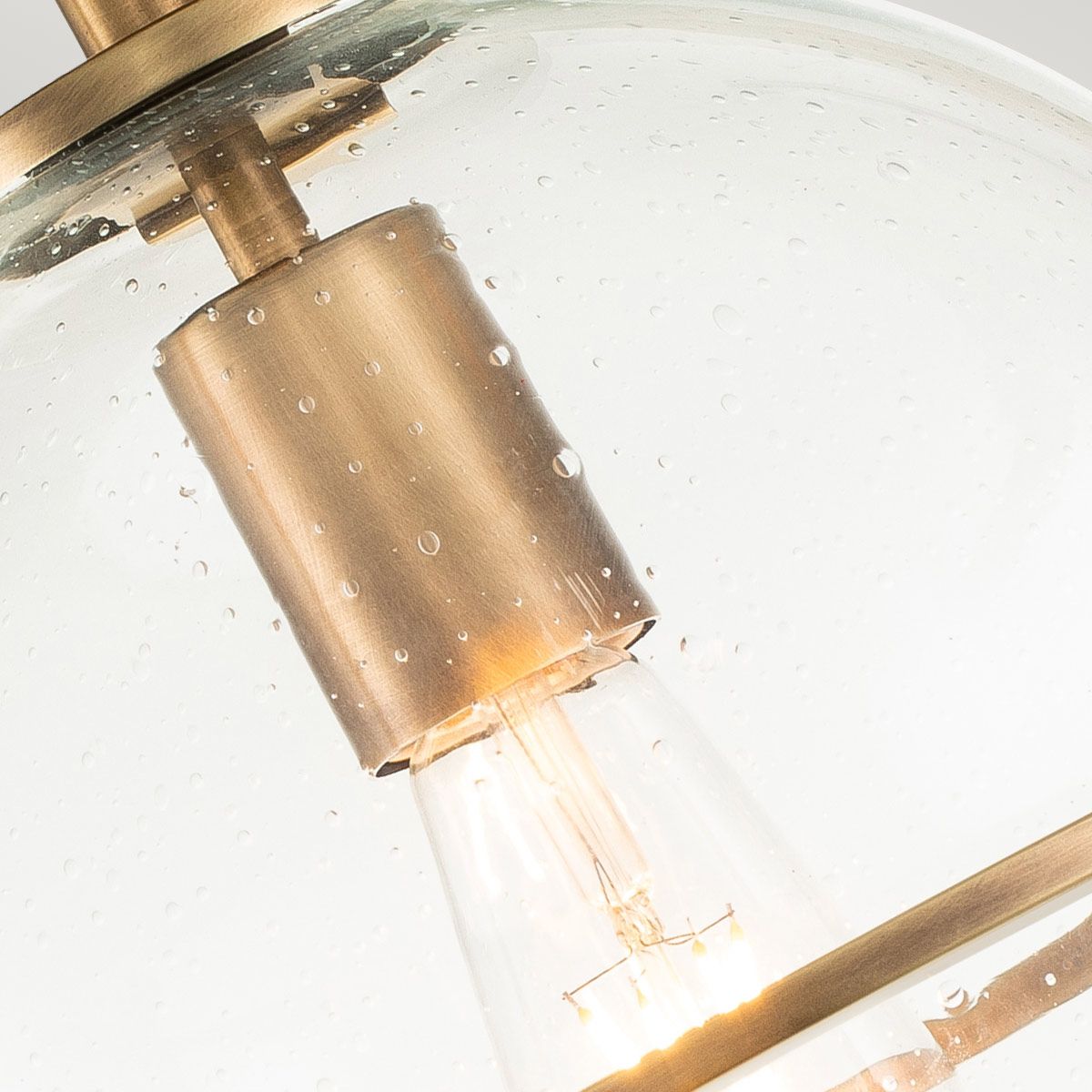 Quintiesse Somerset Single Flush Fitting - Clear - Heritage Brass