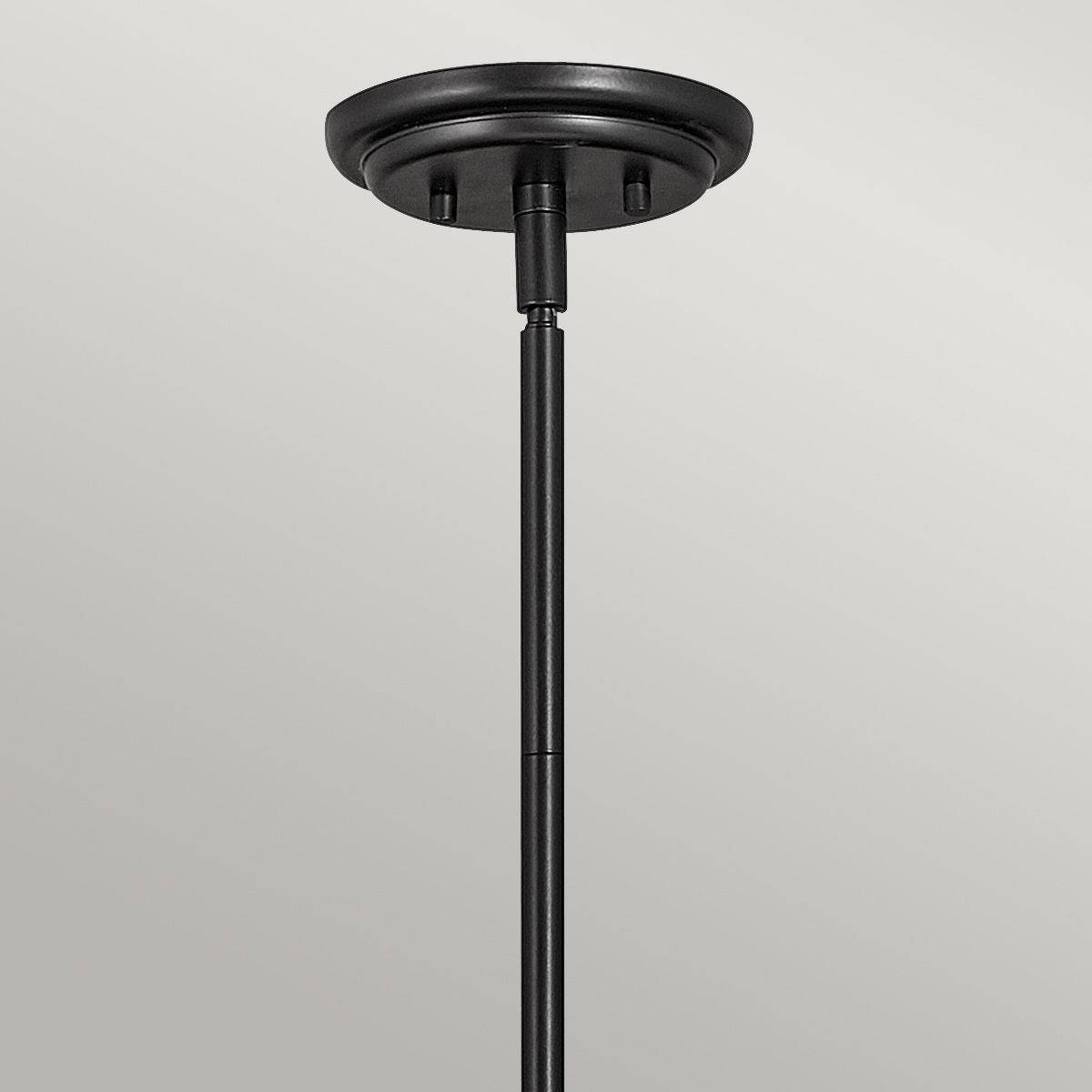 Quintiesse Somerset Single Medium Pendant - Opal - Black