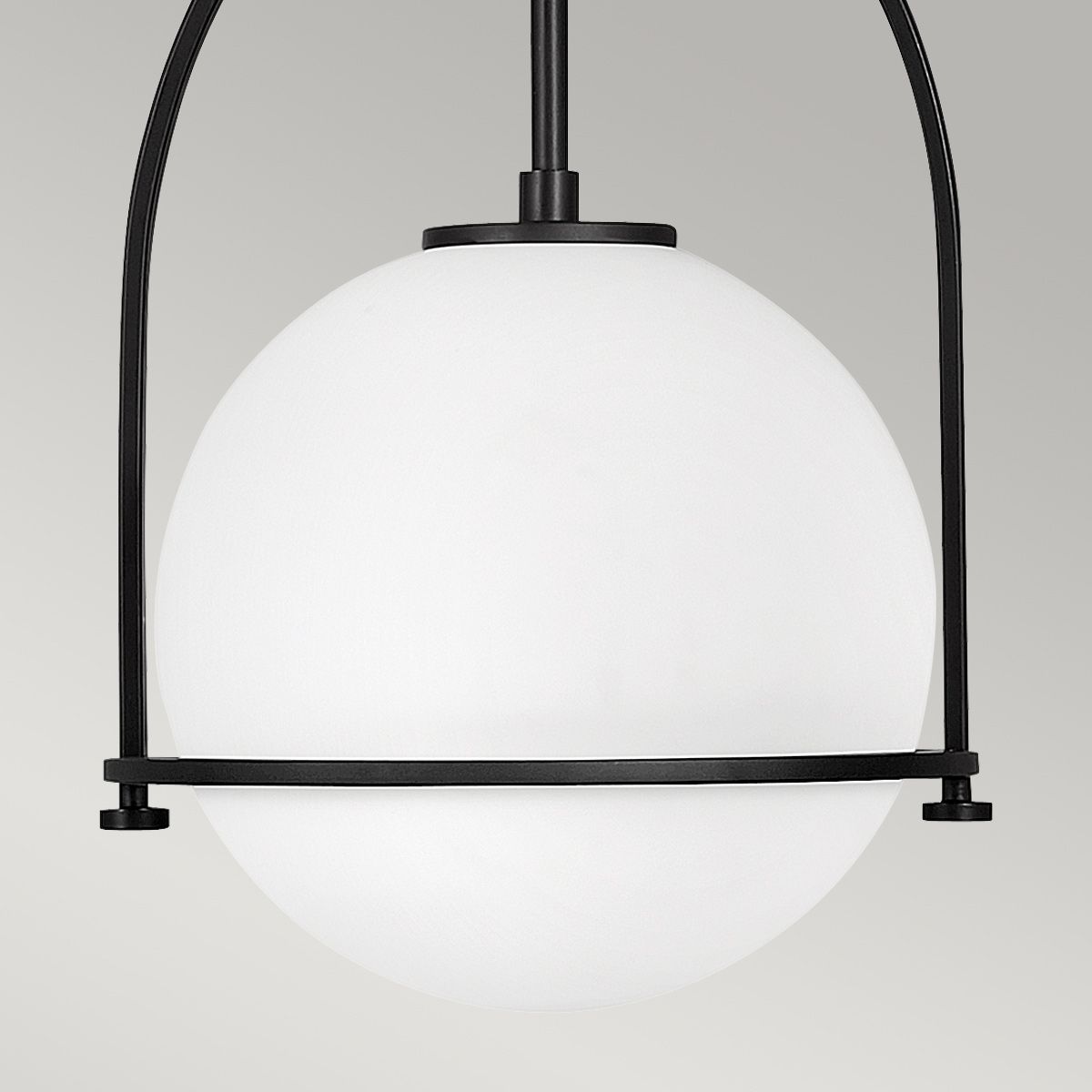 Quintiesse Somerset Single Medium Pendant - Opal - Black