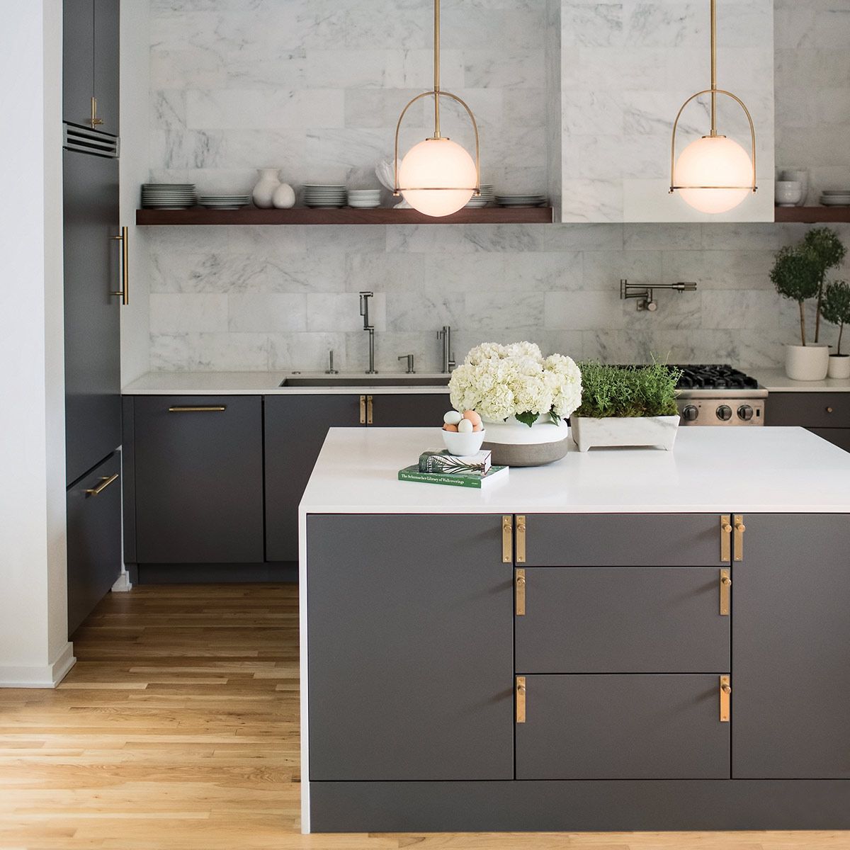 Quintiesse Somerset Single Medium Pendant - Opal - Heritage Brass