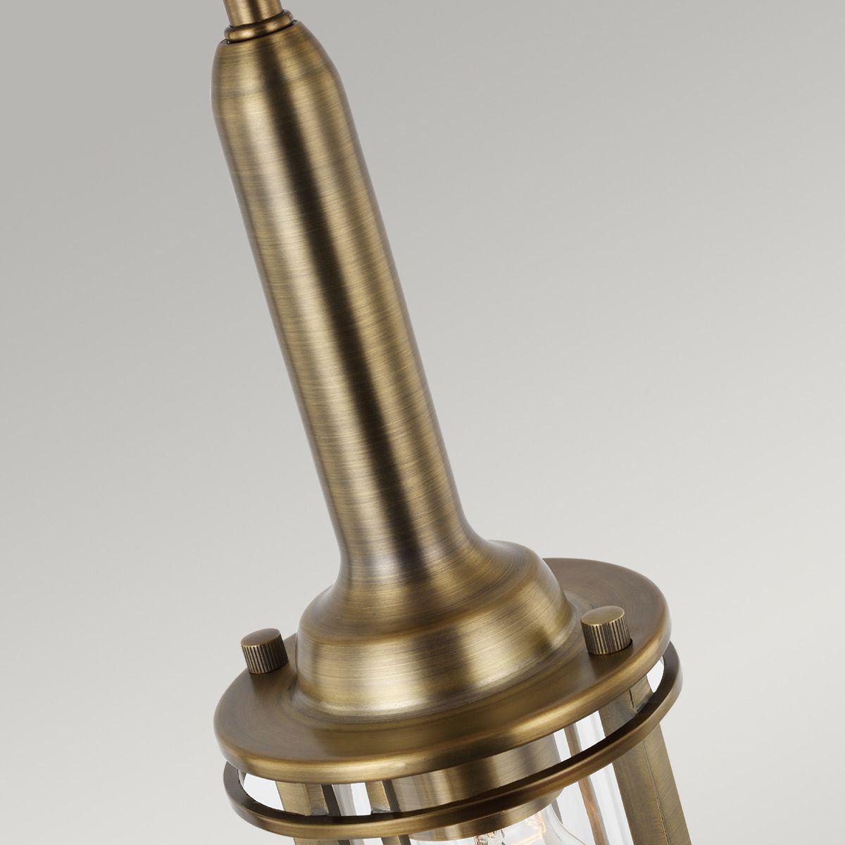 Quintiesse Urban Restoration Single Bathroom Pendant - Dark Antique Brass