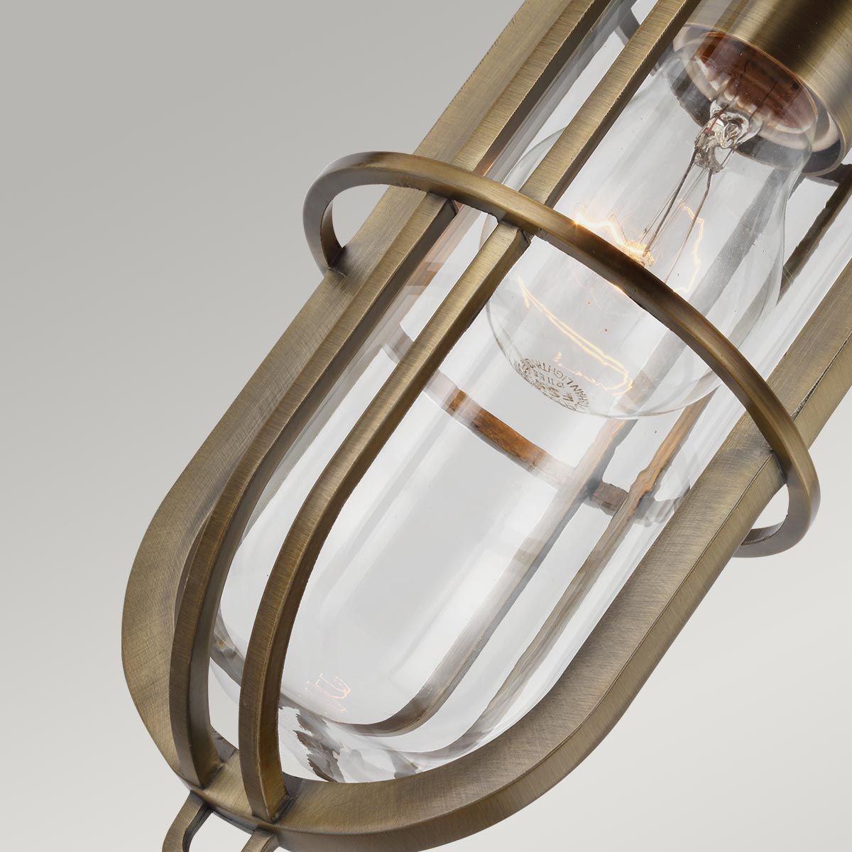 Quintiesse Urban Restoration Single Bathroom Pendant - Dark Antique Brass