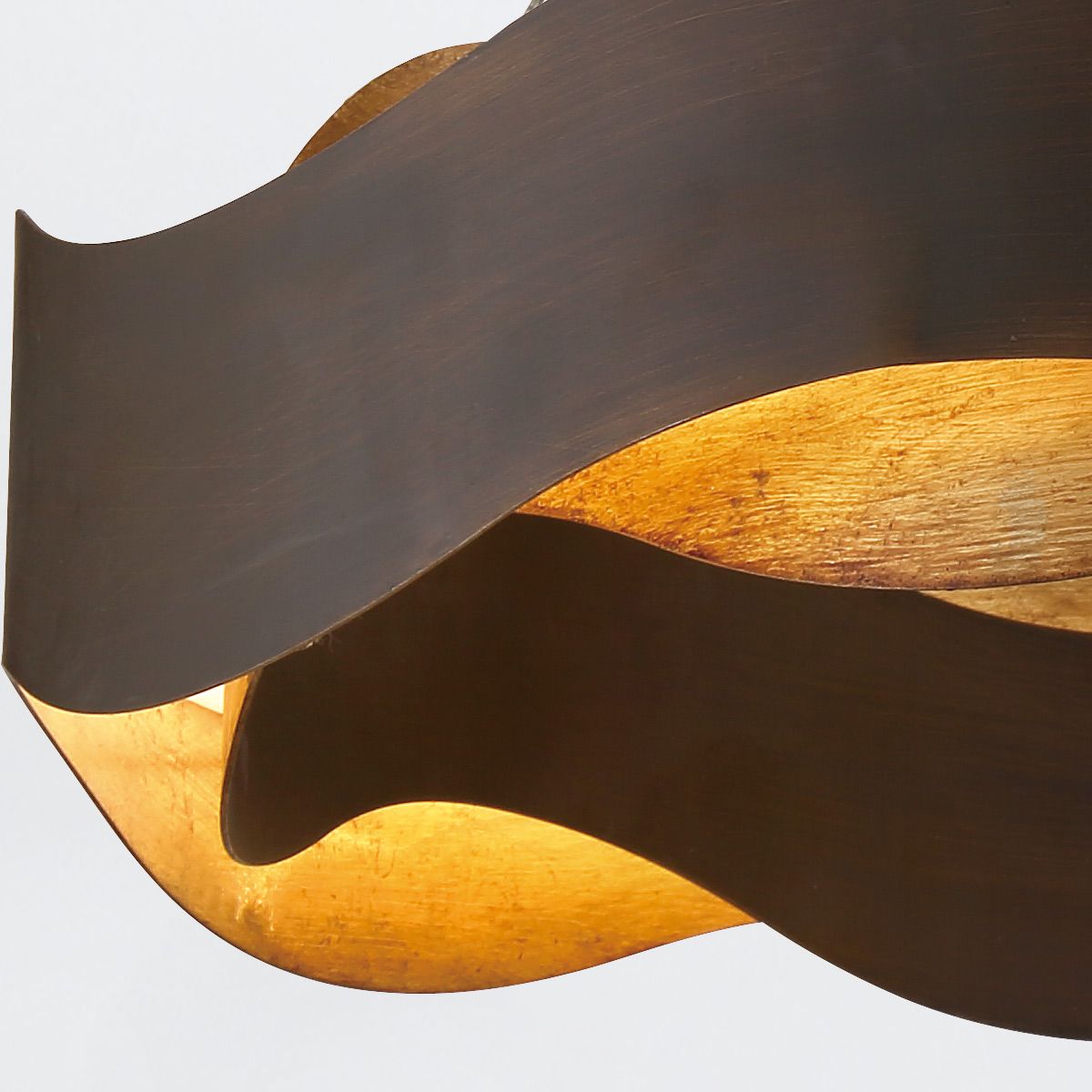 Quintiesse Vaughan Chandelier Large - Bronze & Gold