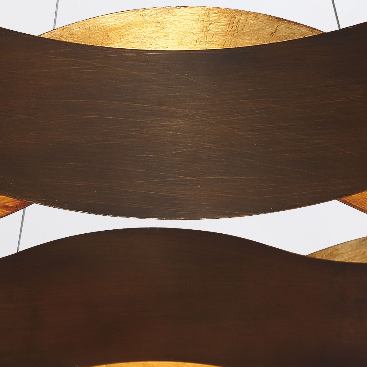 Quintiesse Vaughan Chandelier Large - Bronze & Gold