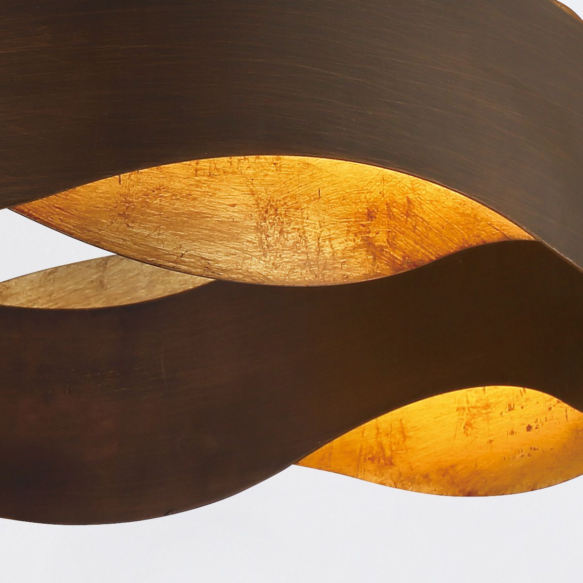 Quintiesse Vaughan Chandelier Large - Bronze & Gold