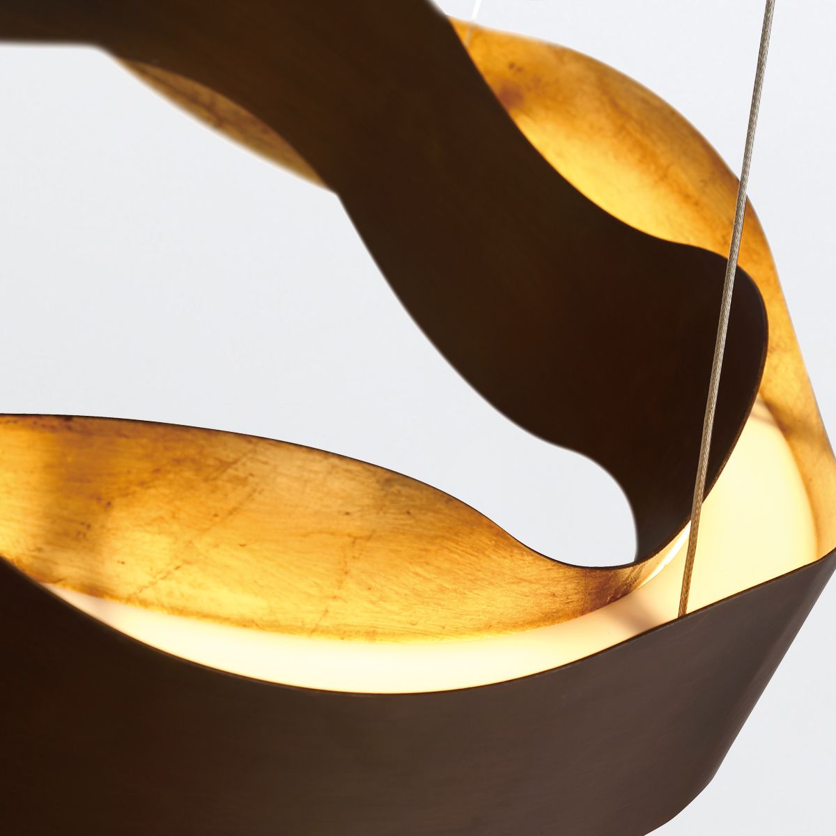 Quintiesse Vaughan Chandelier Medium - Bronze & Gold