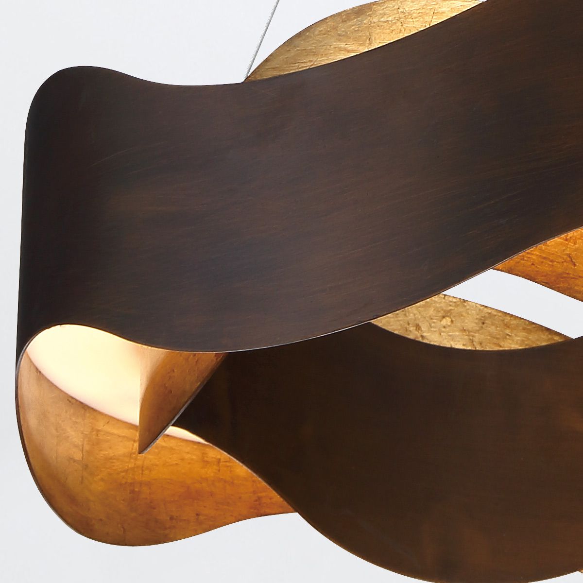 Quintiesse Vaughan Chandelier Medium - Bronze & Gold