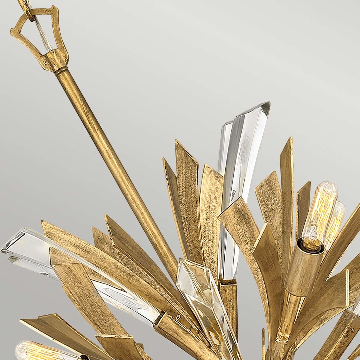 Quintiesse Vida 13 Light Small Pendant - Burnished Gold