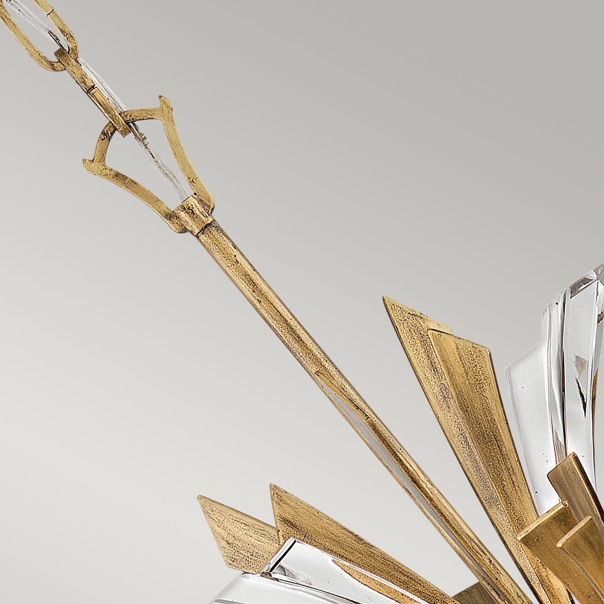 Quintiesse Vida 13 Light Wide Pendant - Burnished Gold