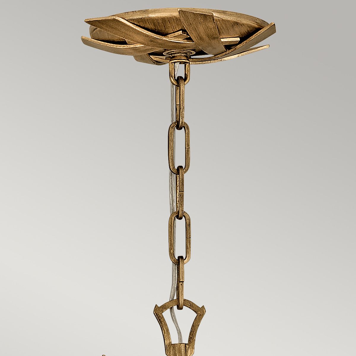Quintiesse Vida 6 Light Chandelier - Burnished Gold