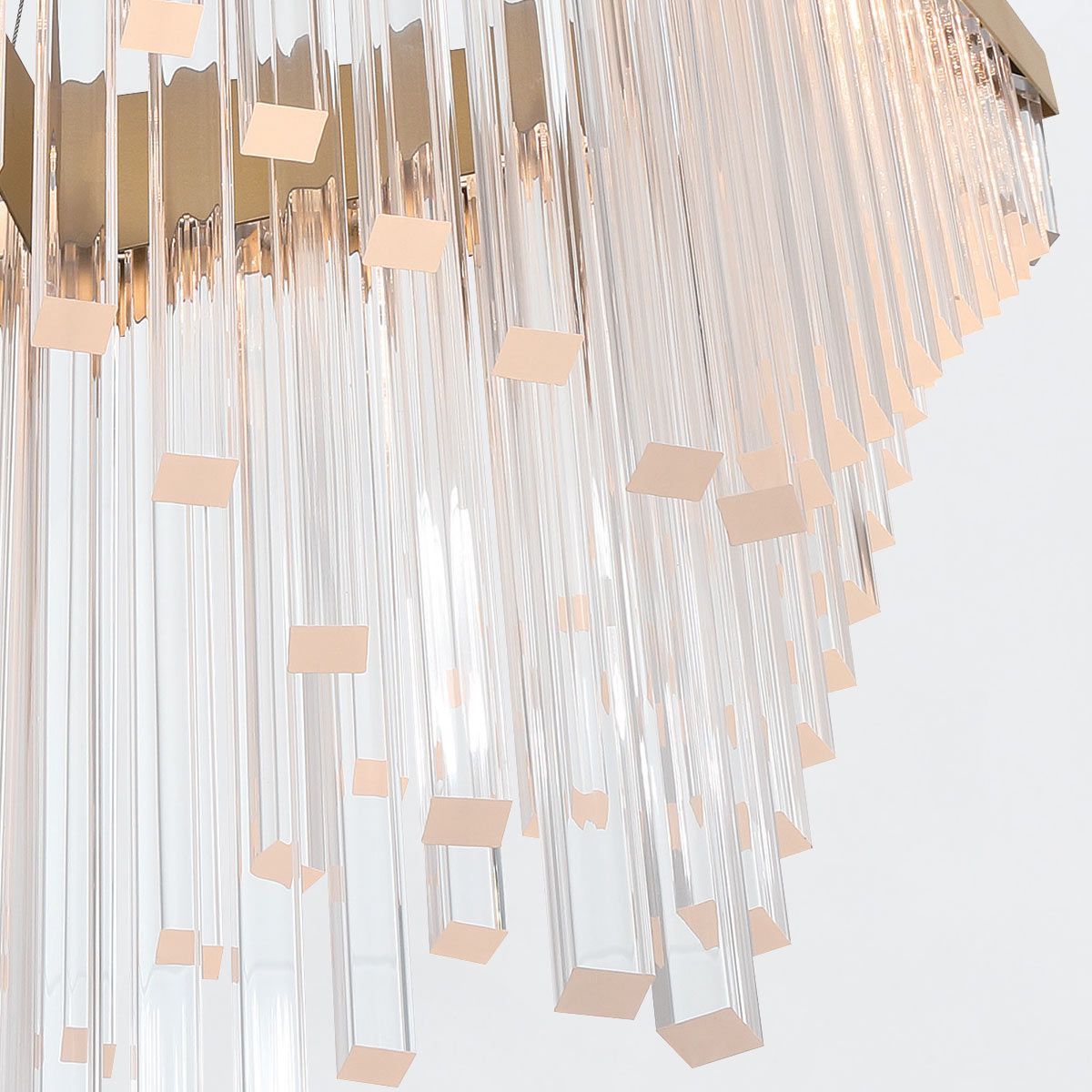 Quintiesse Vivien Chandelier - Matte Gold