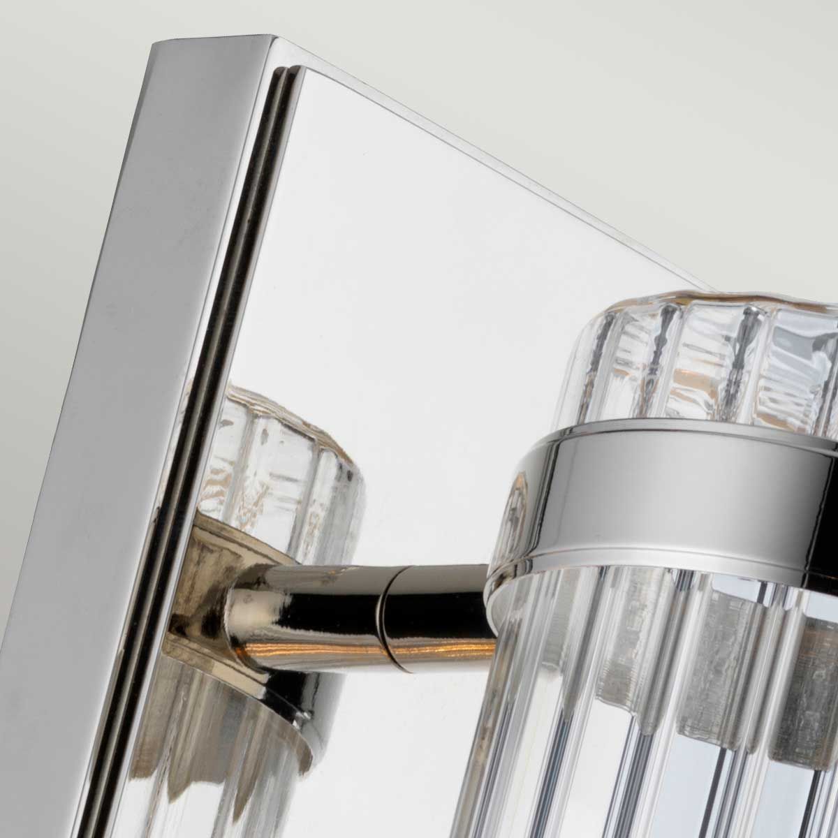 Quintiesse Wellington Single Bathroom Wall Light - Polished Chrome