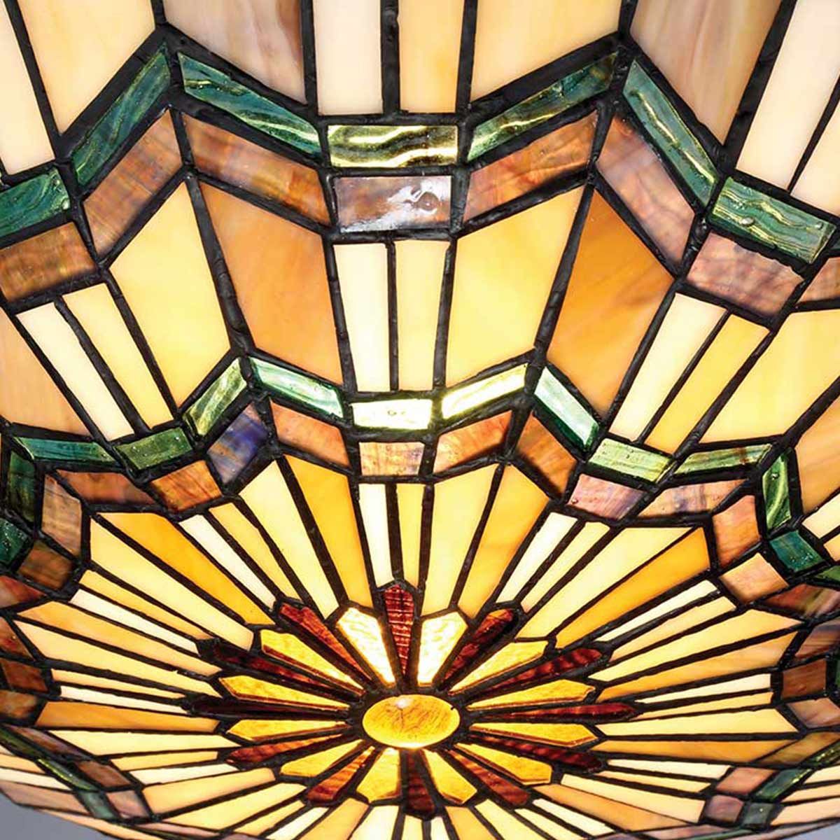 Quoizel Alcott 2 Light Flush Fitting - Valiant Bronze