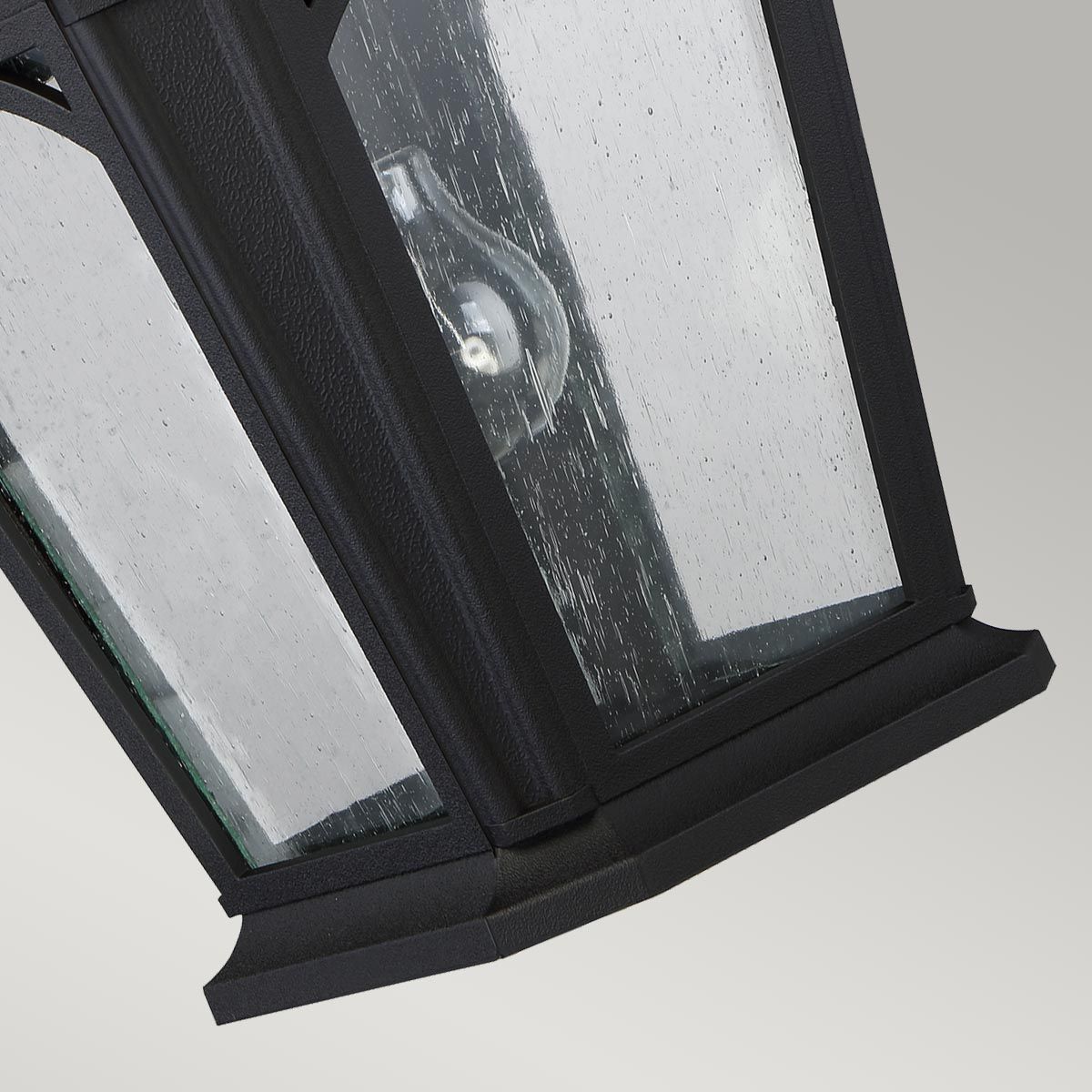 Quoizel Bedford Single Large Wall Lantern - Mystic Black
