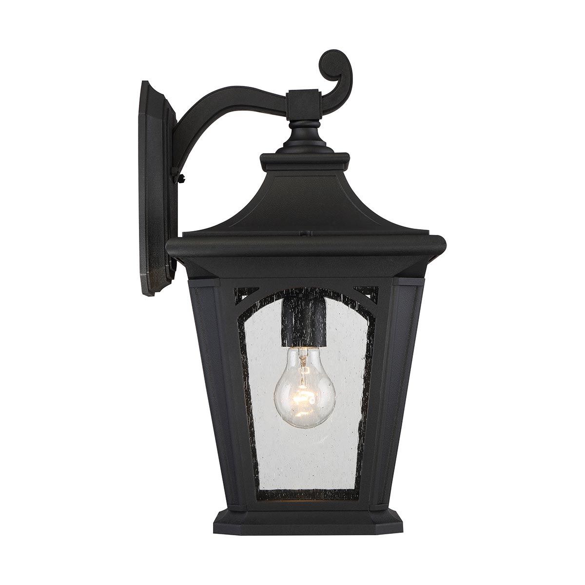 Quoizel Bedford Single Large Wall Lantern - Mystic Black