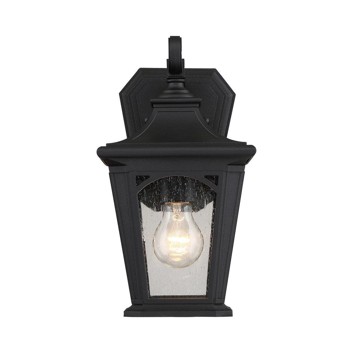 Quoizel Bedford Single Small Wall Lantern - Mystic Black